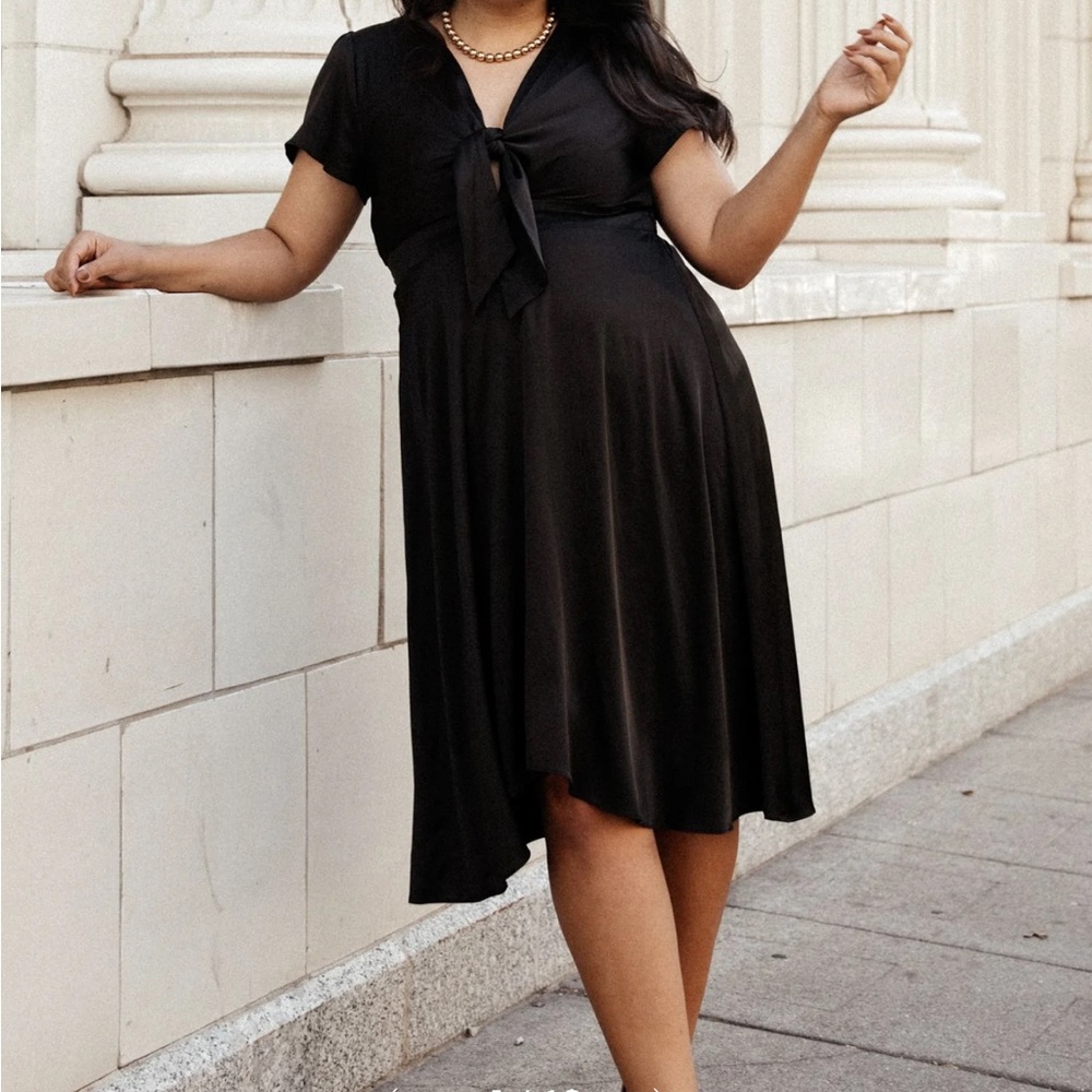 Baltic Born Satin Midi Dress “Poppy”